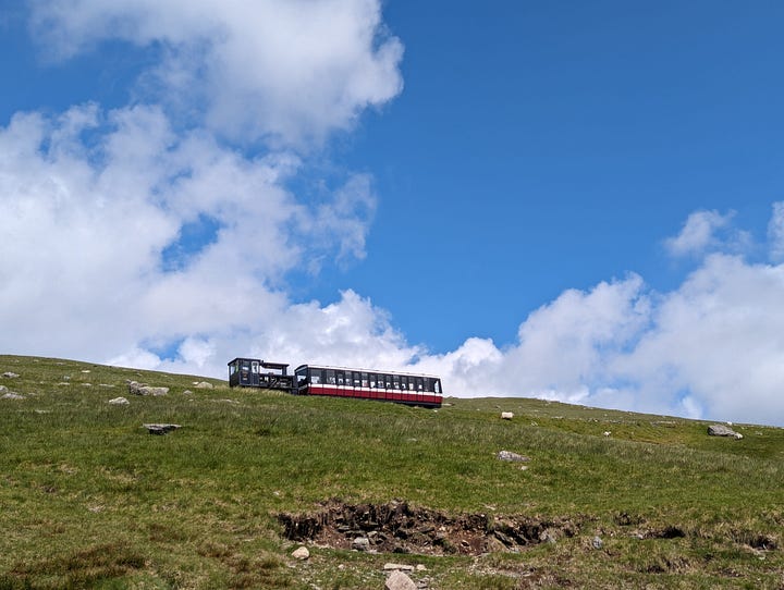 snowdon summit and snowdon railway