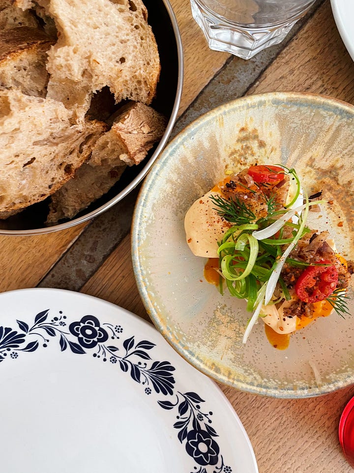 Aube restaurant in Paris with chef Carrie Solomon