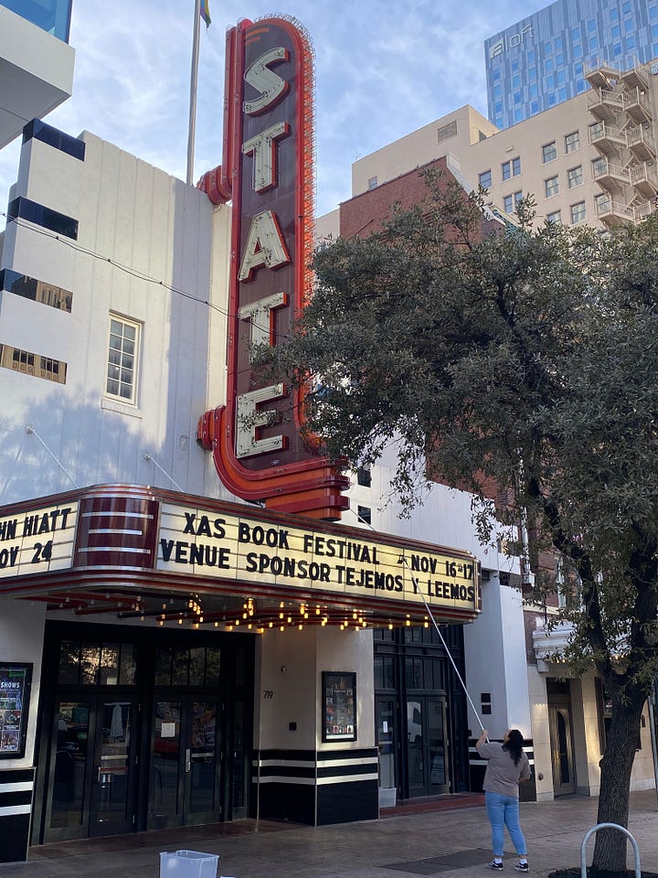 Four photos from the Texas Book Festival