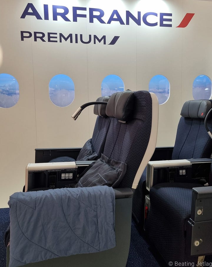 Business Class and Premium Economy seats presented at IFTM in Paris