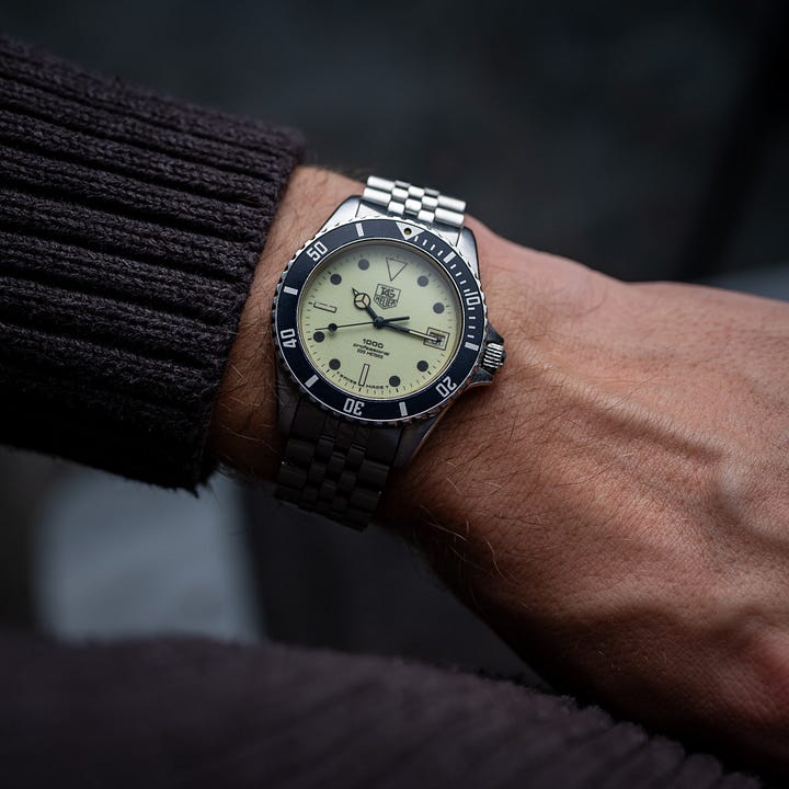 TAG HEuer Full Lume Diver ref 980.113