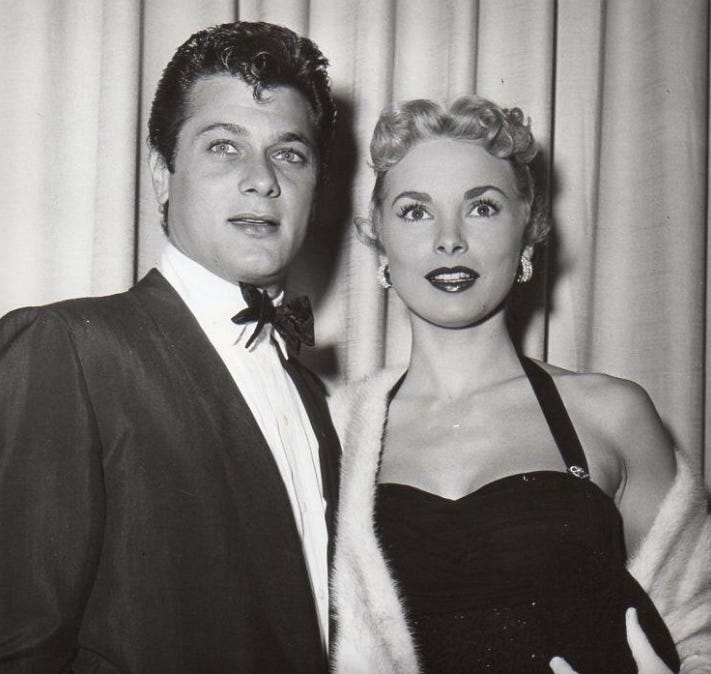 Tony Curtis and Janet Leigh