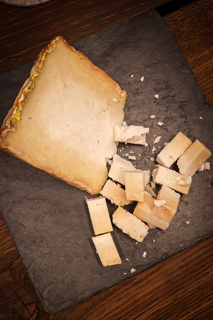 Genussbunker's aged Caprino goat cheese