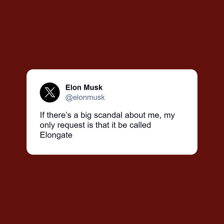 Two tweets from Elon Musk