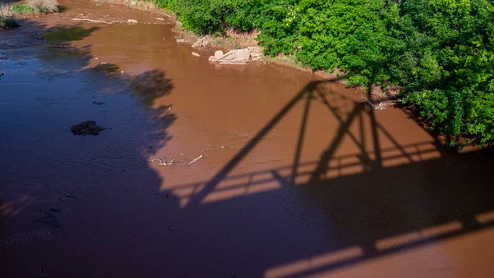 scenes from an old historic bridge