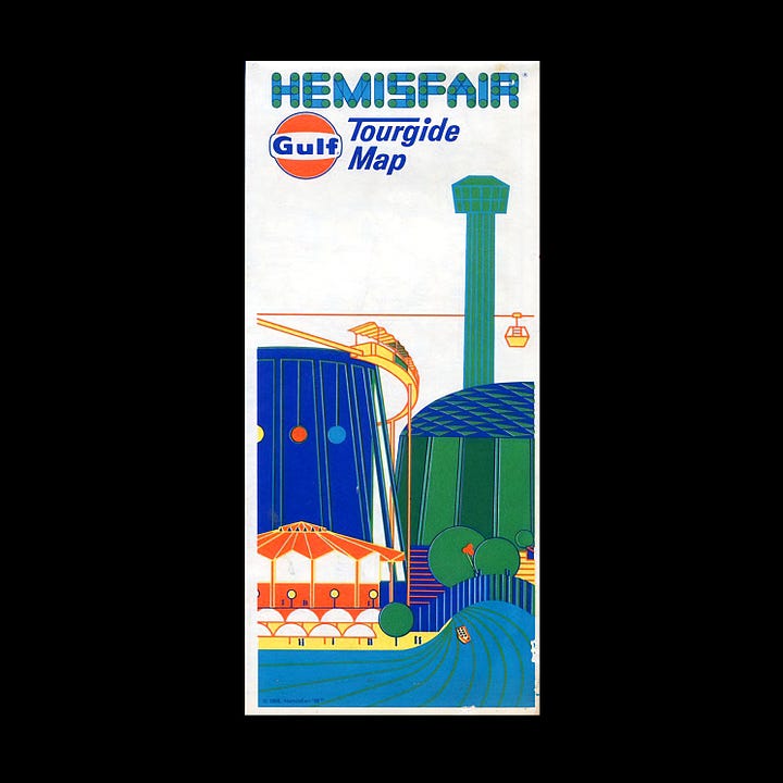 Printed material for World's Fair HemisFair '68, 