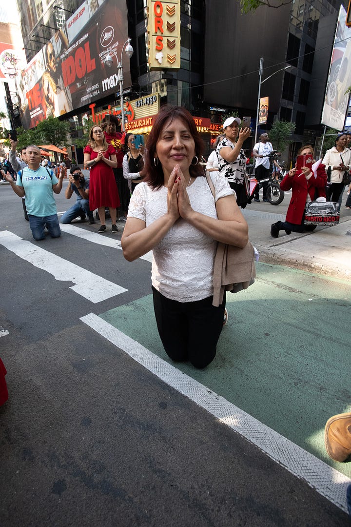 New Yorkers react to Eucharistic Processions