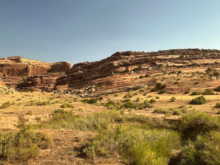 Mountains, mesas, and rivers in Colorado