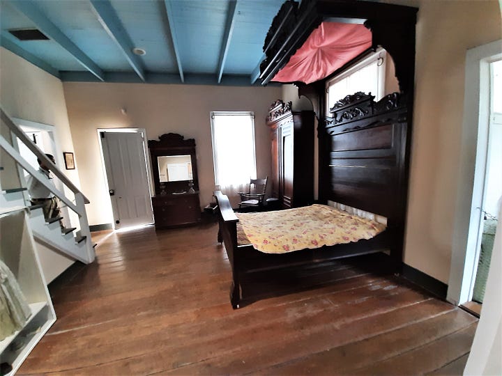 Antiques and wide wood floors are part of the inside of colonial houses.