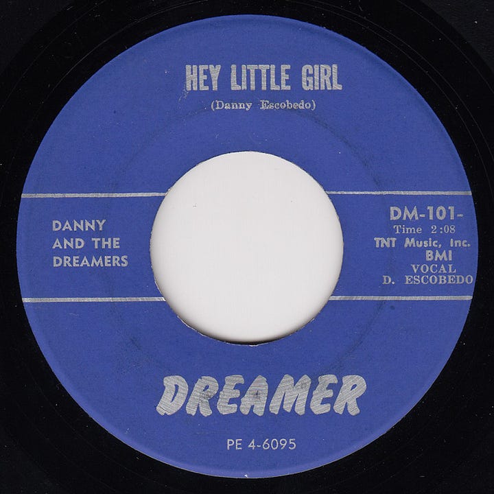 Dreamer: DM-101 Eternal Love b/w Hey Little Girl