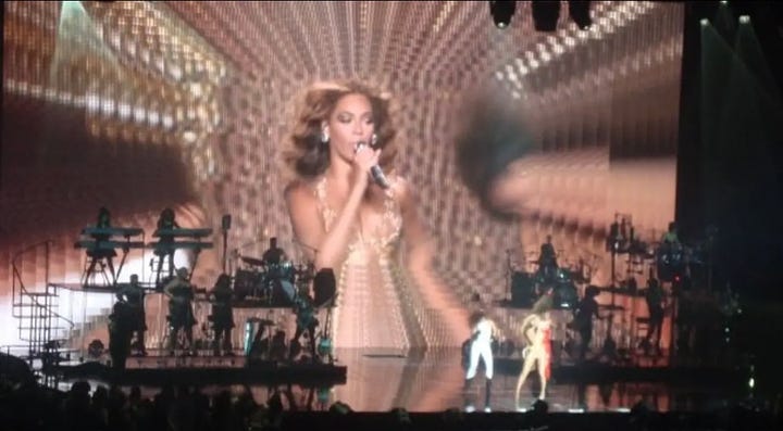 Photos of my sister, my mom, and myself at Our first Beyoncé concert. The I Am World Tour at Madison Square Garden. 