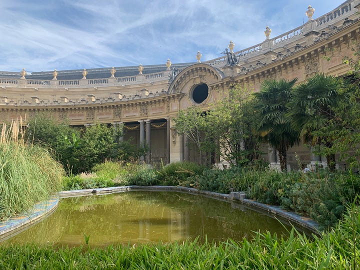 Petit Palais courtyard and gallery