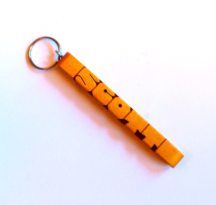 Double-Sided Keychain - New Design