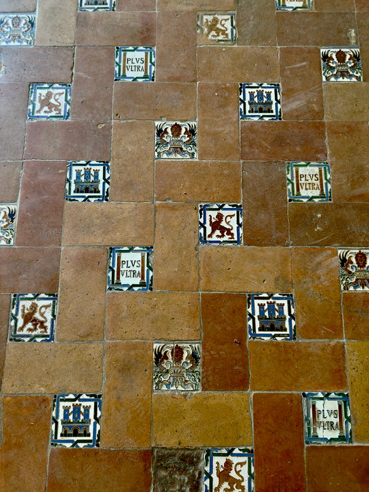 Floor tiles in Alcázar