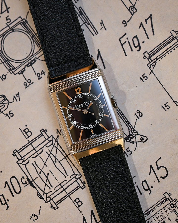 Vintage Jaeger-LeCoultre Reverso collection. 