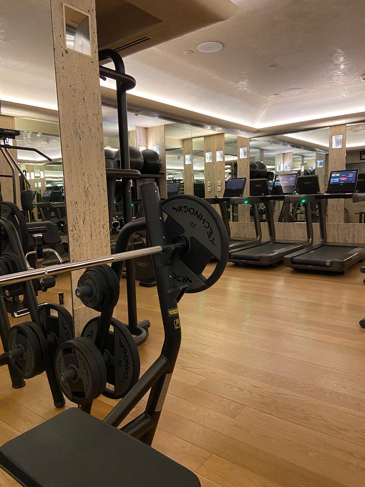 Park Hyatt Milano gym & sauna