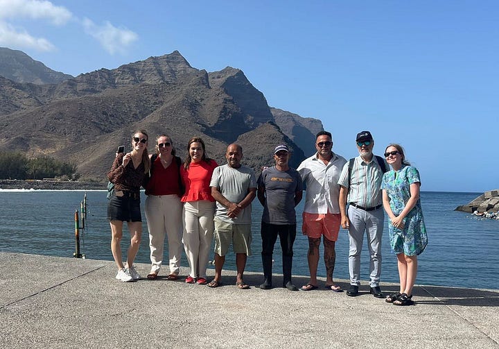 Marine SABRES researchers conducting stakeholder engagement in the Azores and Gran Canaria