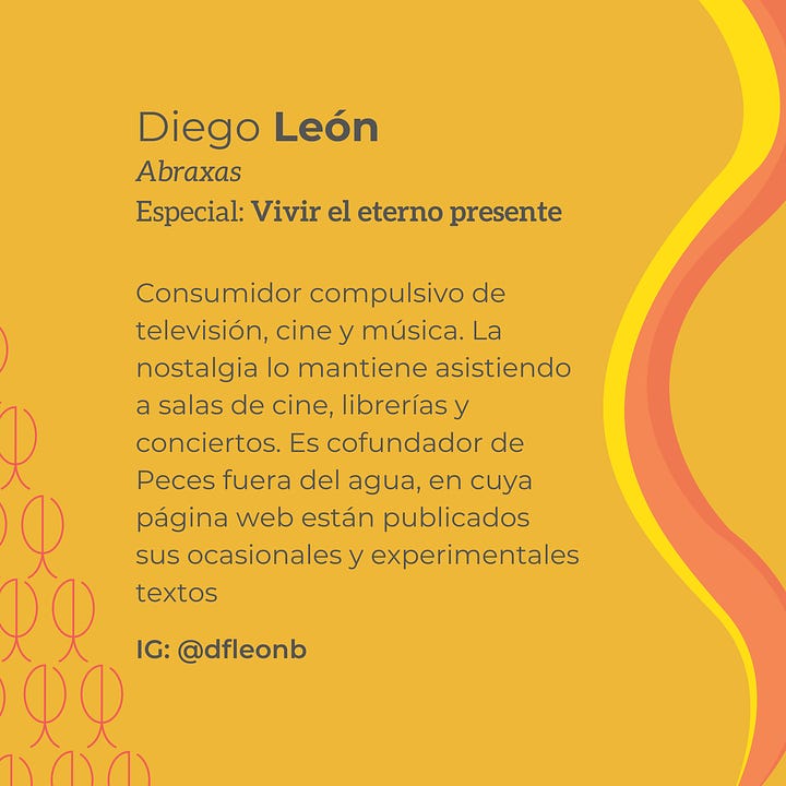 Diego León en "Saltos al vacío", el primer libro de Peces fuera del agua