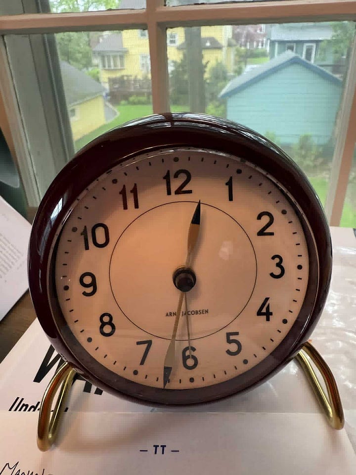 Vintage Arne Jacobsen alarm clock