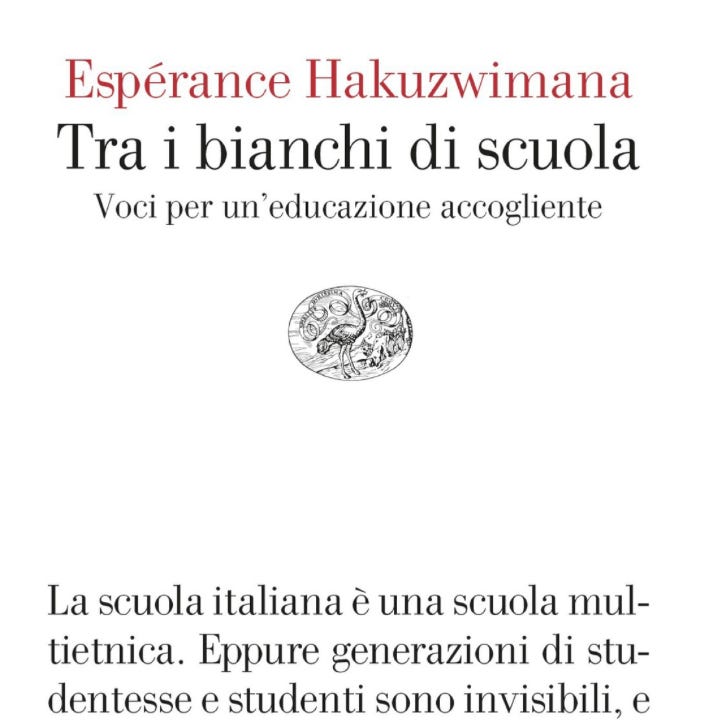 Copertina del libro di Espérance Hakuzwimana Tra i bianchi di scuola. Voci per un'educazione accogliente e copertina del libro di Isabella Leardini Domare il drago