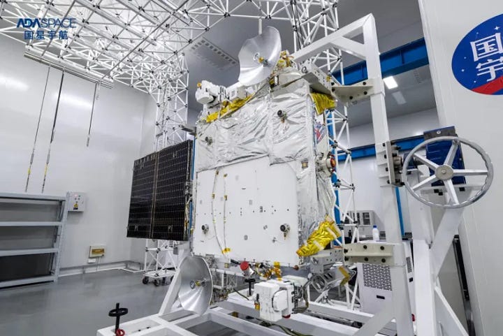 A 'type one' satellite (left) and 'type two' satellite for the computing constellation.