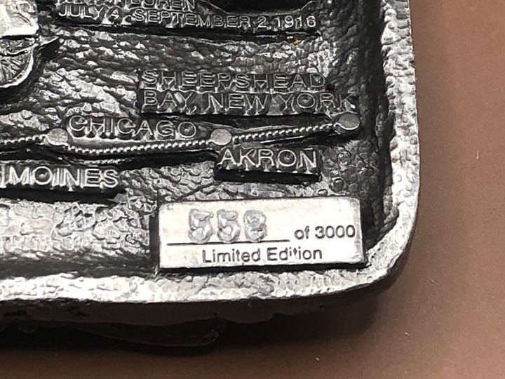 Pikes Peak Limited Edition Motorcycle Belt Buckle