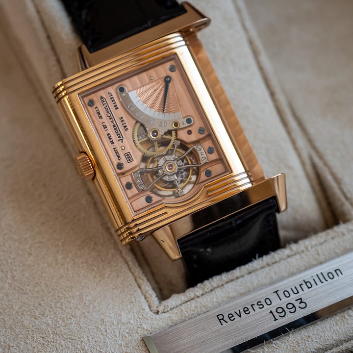 1990s limited edition Reverso collection: tourbillon and geographique