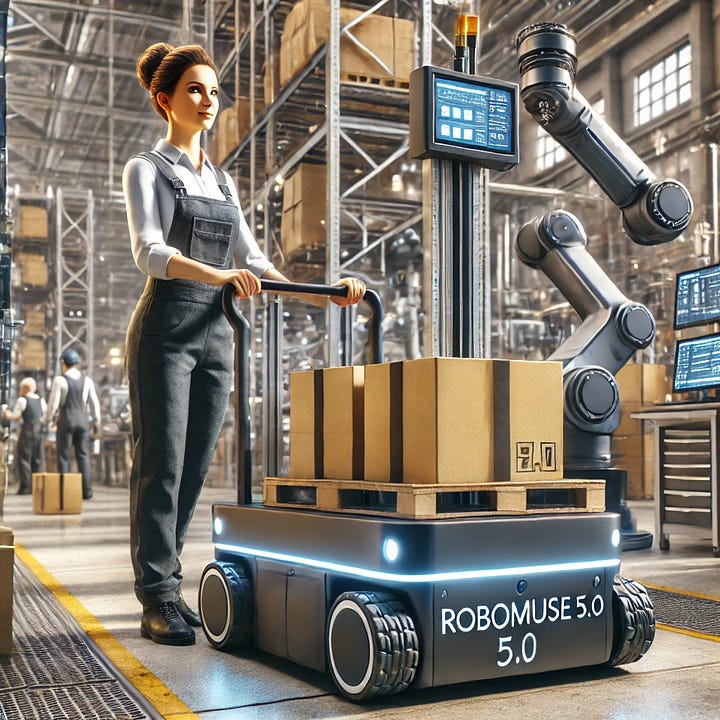 Mobile Robot “Robomuse 5.0” Capable of Carrying Payloads Up to 100 kg