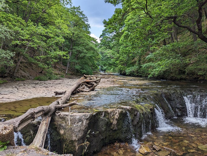 waterfall walk in the brecon beacons