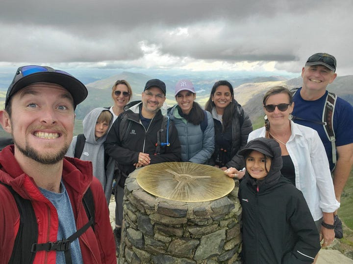 guided hike up snowdon