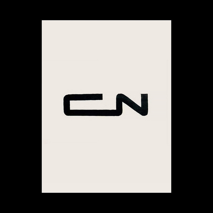 Allan Fleming's 1960 logo for Canadian National Railways
