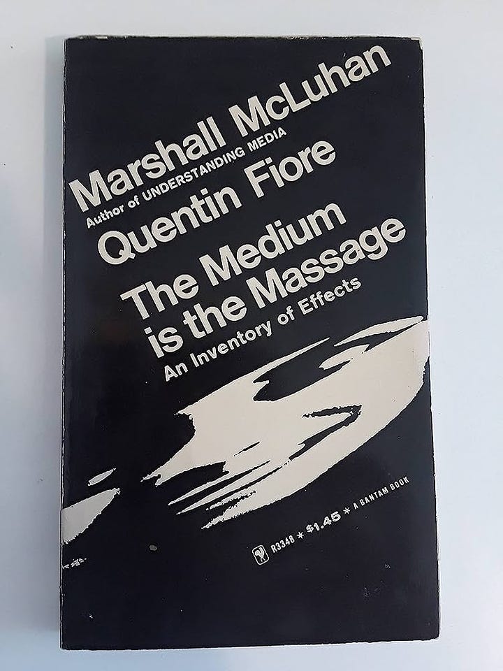 Book covers for The Extreme Self & The Medium is the Massage