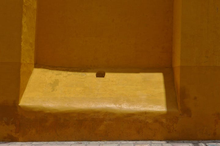 Closeup photos of the walls of San Miguel de Allende, Mexico,