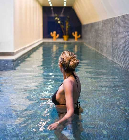 The pool at Hotel Parister in Paris, France