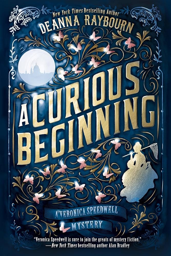 Shown above: 'Of Time and Turtles' by Sy Montgomery, 'Happy Place' by Emily Henry, 'The Soul of An Octopus' by Sy Montgomery, and 'A Curious Beginning' by Deanna Raybourn