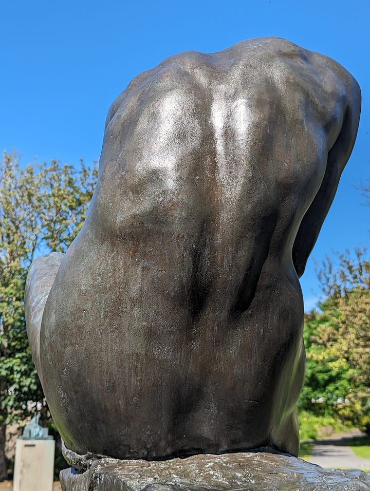 sculpture garden in reykjavik