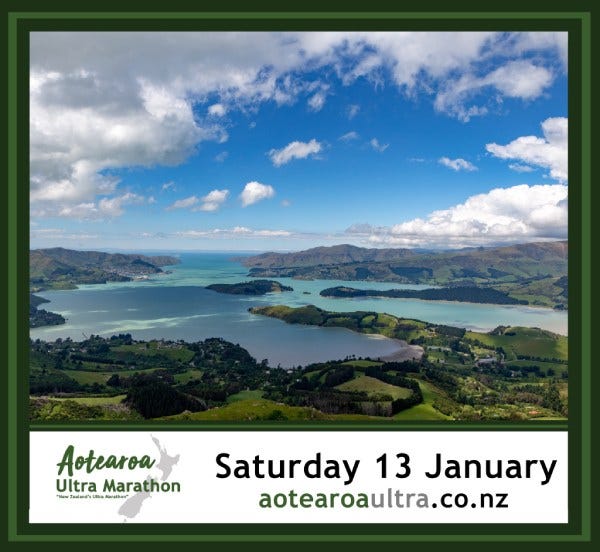 amazing views from the banks peninsula on the Aotearoa Ultra Marathon trail running event