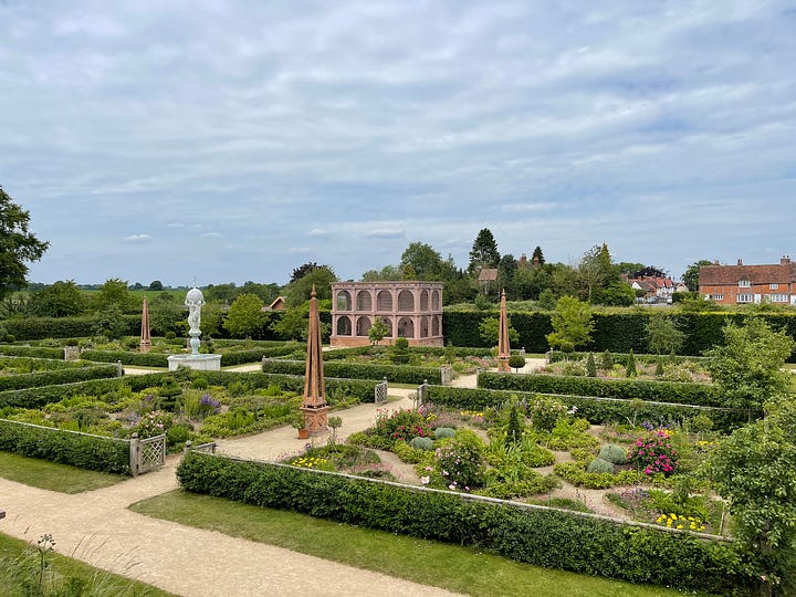 The apartments and garden built for Elizabeth I by Robert Dudley