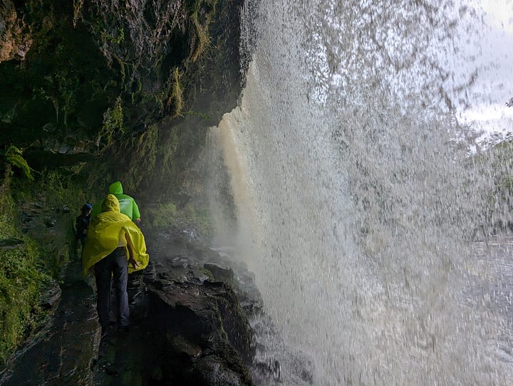 guided walk brecon beacons waterfalls