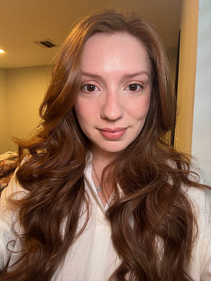 Kassidy Silva's hair during pregnancy.