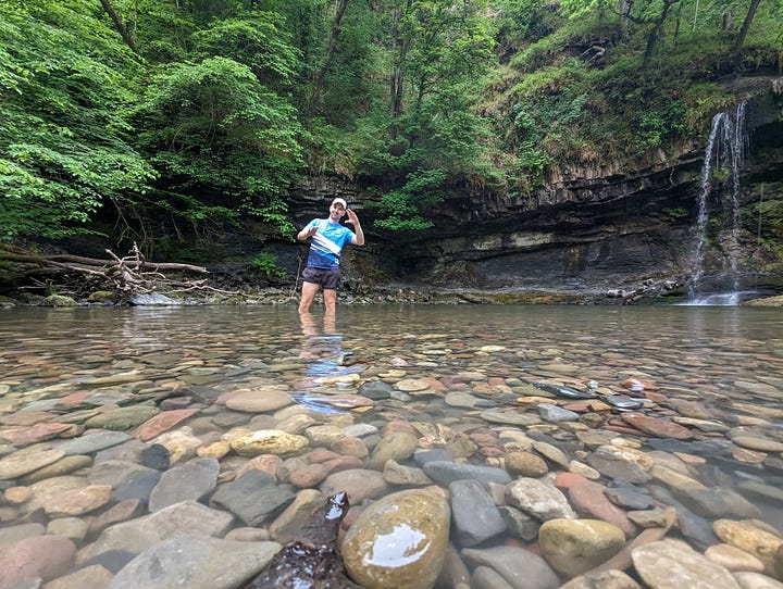 guided walk in the waterfalls area of the brecon beacons national park