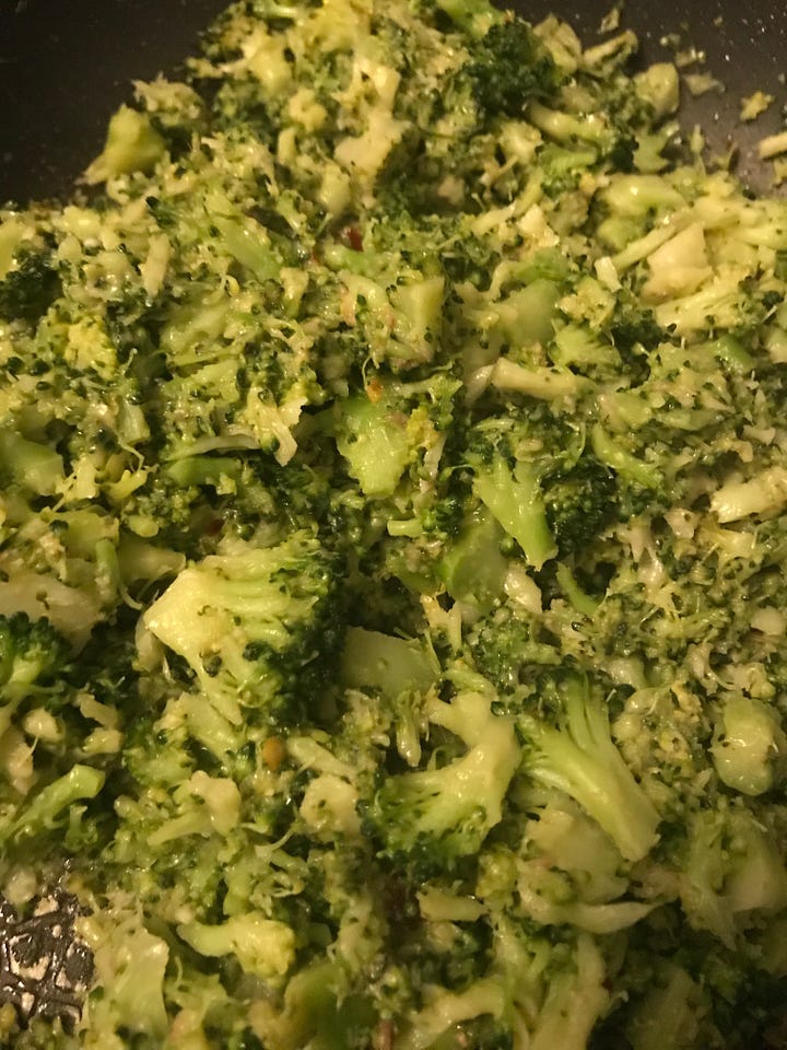 Broccoli rubble and broccoli melts, my version