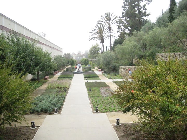 Gardens at the Getty Villa, Pacific Palisades