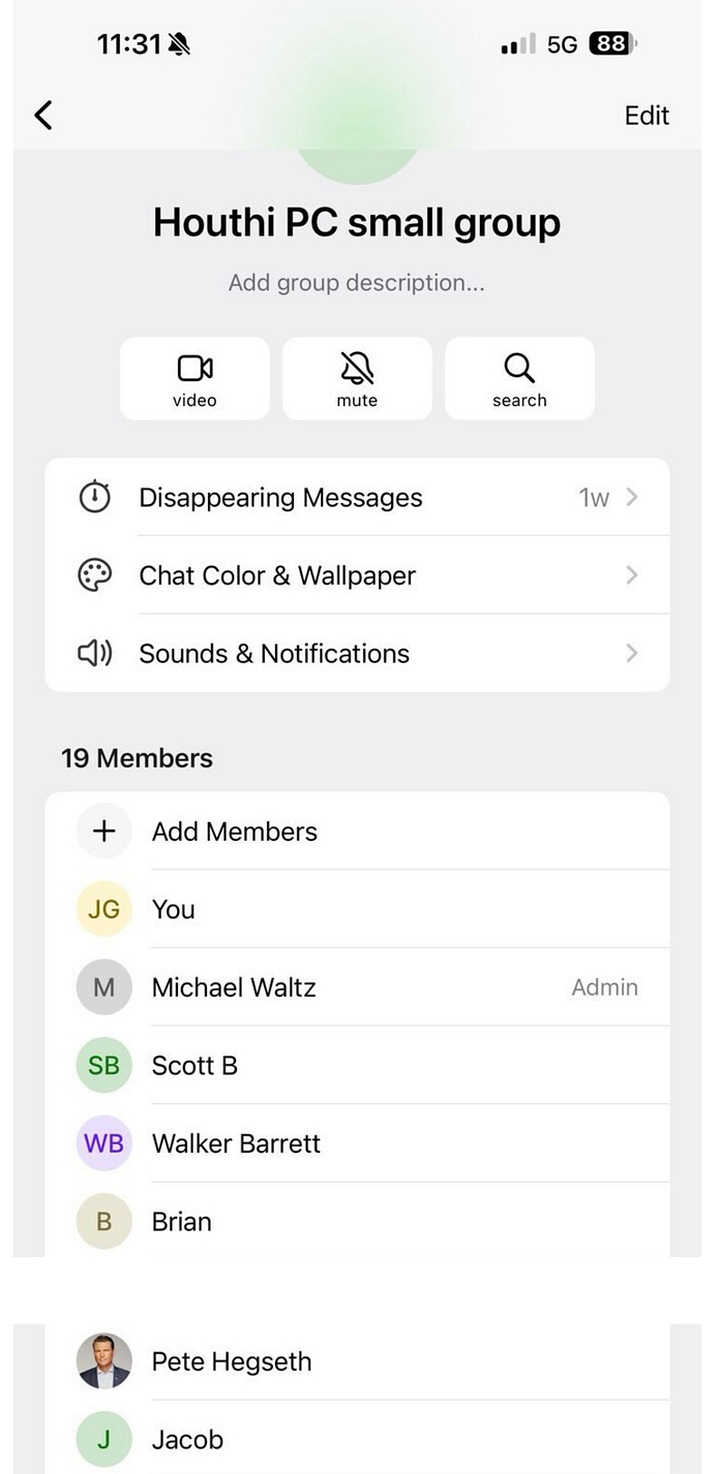 Signal group chat