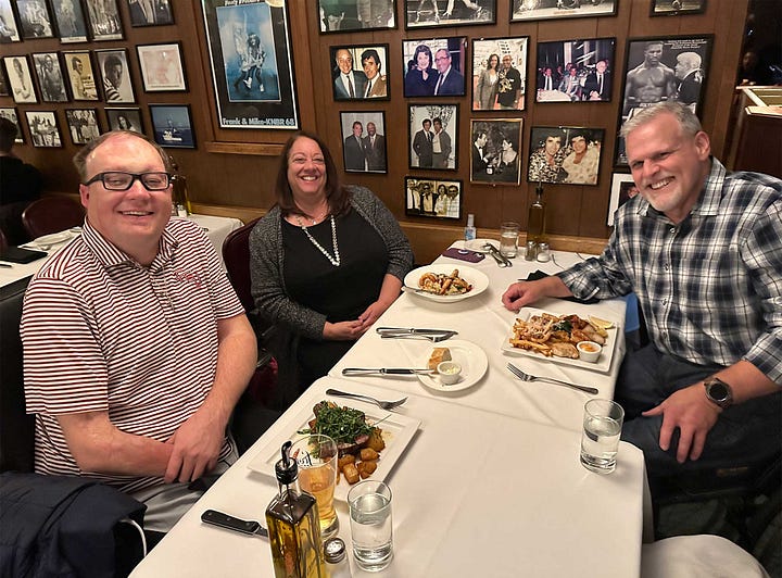 John pictured with attendees of the Travel Ability Summit in San Francisco.