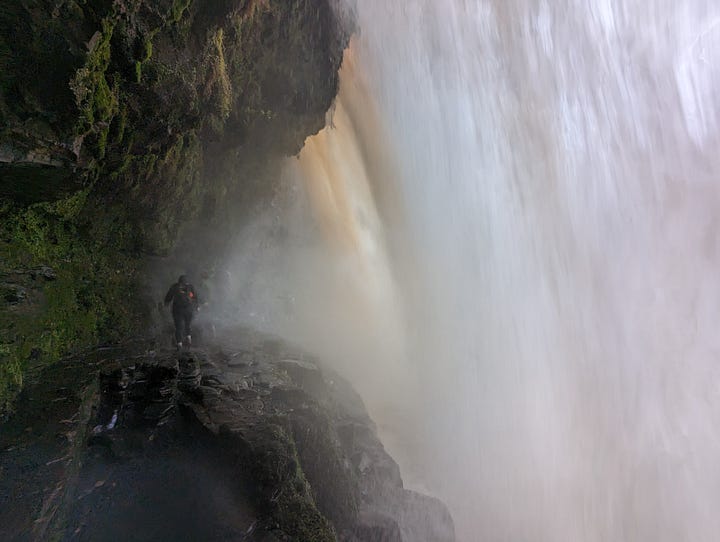 guided walk of the waterfalls of the brecon Beacons with Wales Outdoors