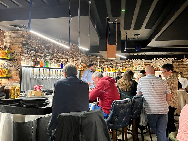 Inside and outside at The Brickyard Gastropub