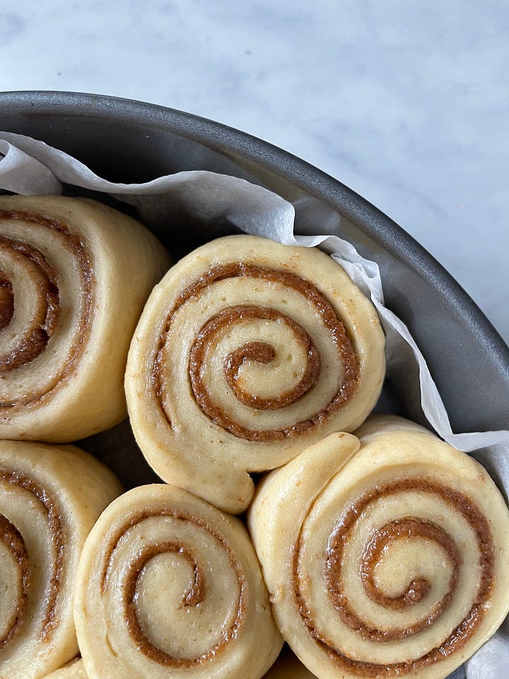 Sourdough Cinnamon Rolls Notes on Toast