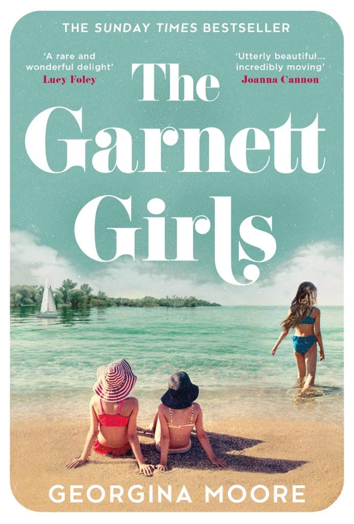 Cover of Garnett Girls and Georgina Moore blonde author 