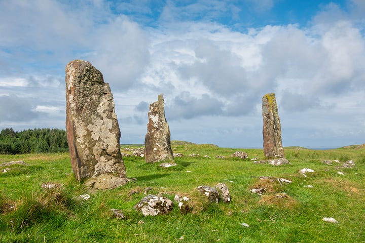 Glengorm standing stones © Felicity Martin